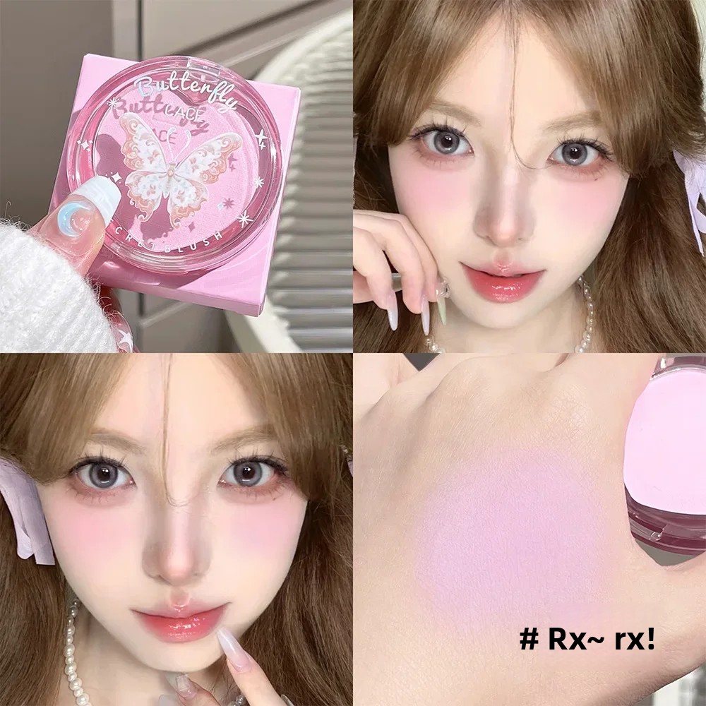 Beauty Makeup Looks - Palet Blush 3 Warna Romantic Butterfly,