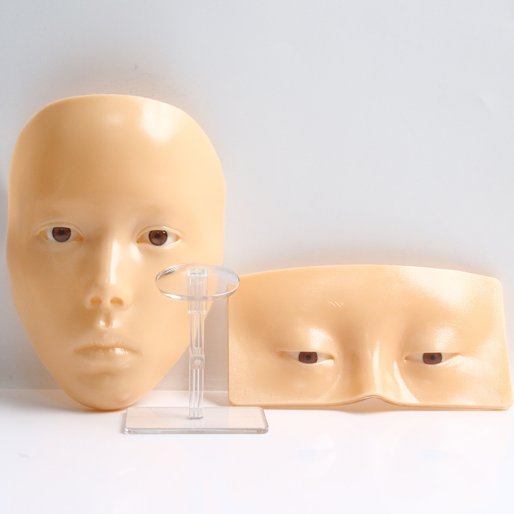 Beauty Makeup Academy - 1set/kotak alas latihan silikon kulit latihan