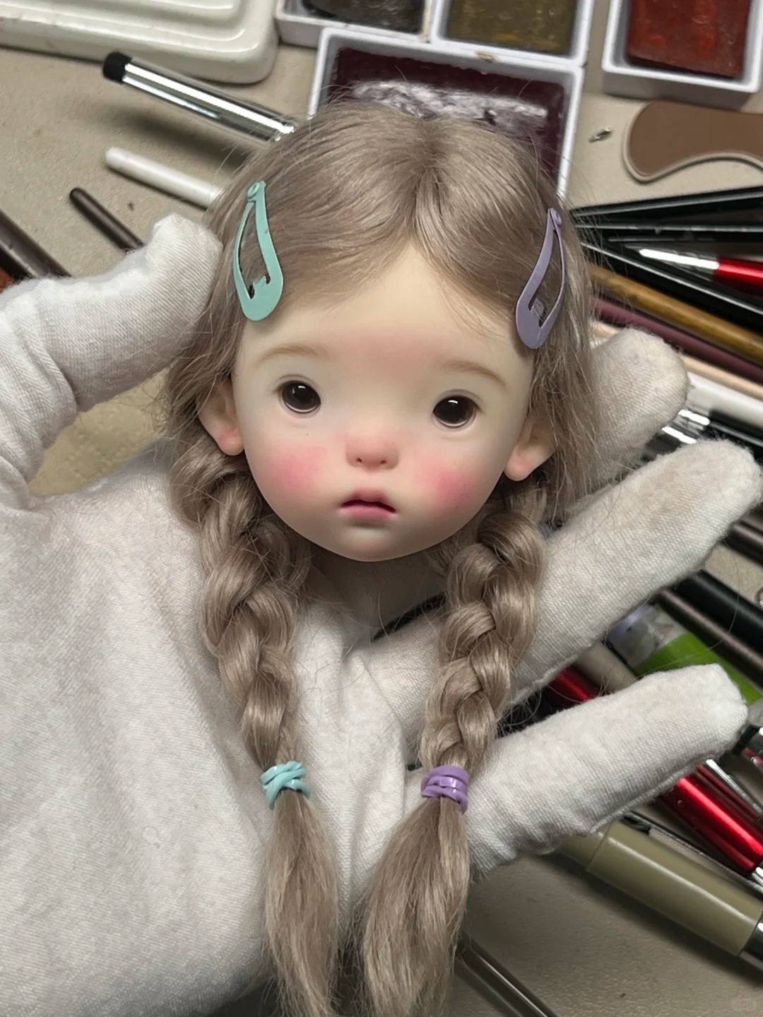 Just Beauty Makeup - Boneka SD BJD 1/6 Kepala Landoudou