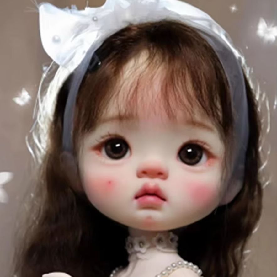 Just Beauty Makeup - Bagian Kepala Boneka Resin Amber Girl,