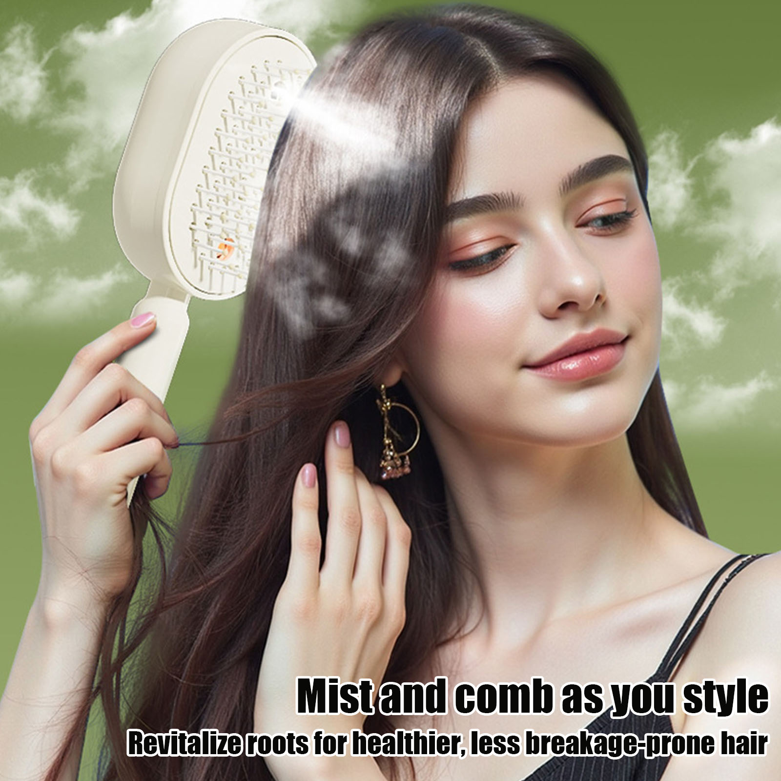 Sikat Rambut Elektrik Basah de - Hair Straightener ulasan dan harga