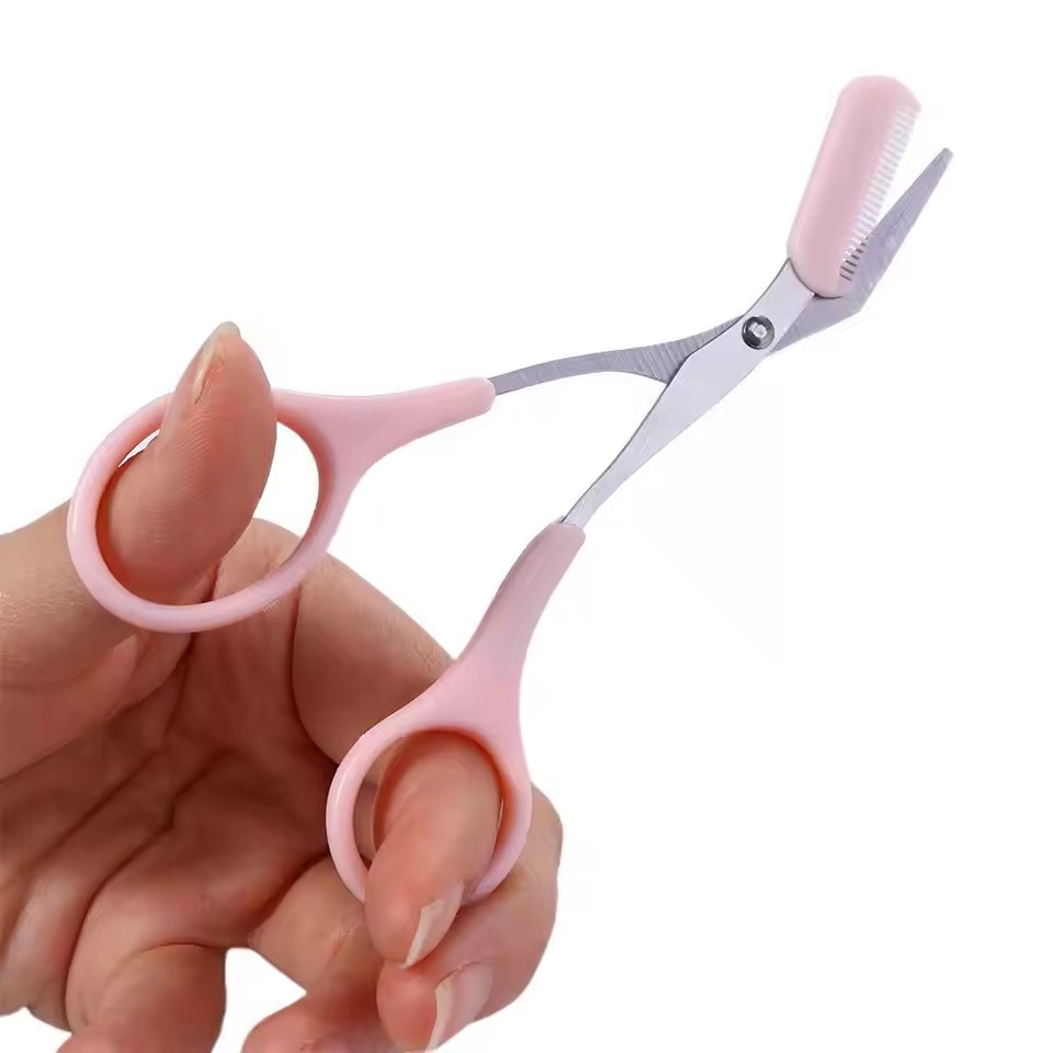 Gunting Alis Aman dengan Sisir - Beauty Makeup Salon ulasan dan harga