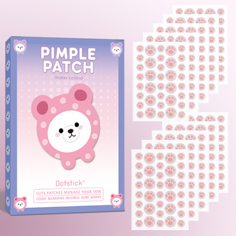 Cute Bear Paw Pimple Patch = M - Just Beauty Makeup ulasan dan harga