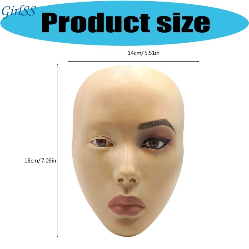 Manekin Silikon Model Latihan  - Beauty Makeup Class ulasan dan harga