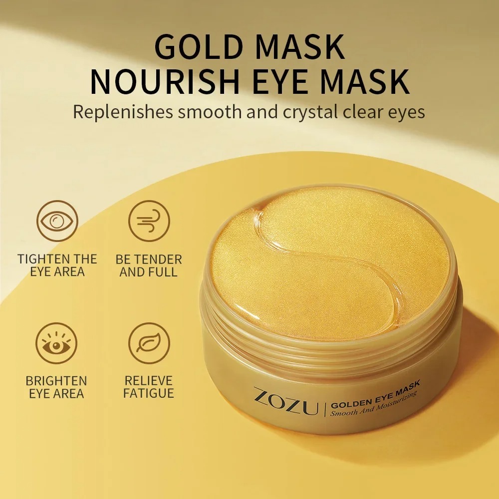 Masker Mata Gel Emas 24K Kolag - Collagen Eye Patch ulasan dan harga