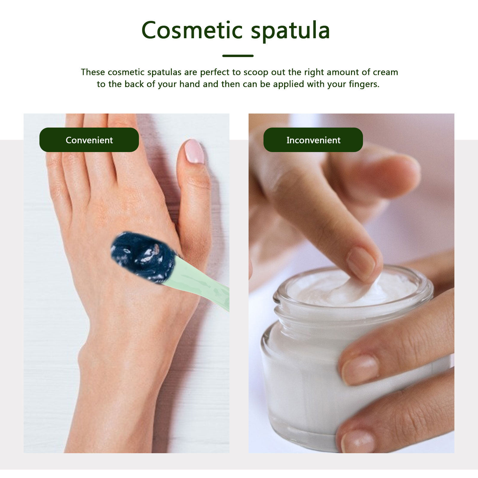 1Set Spatula Makeup Plastik un - Beauty Makeup Tool ulasan dan harga