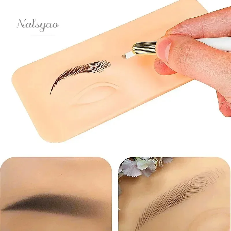 Alas Latihan Tato Alis Silikon - Beauty Makeup Academy ulasan dan harga