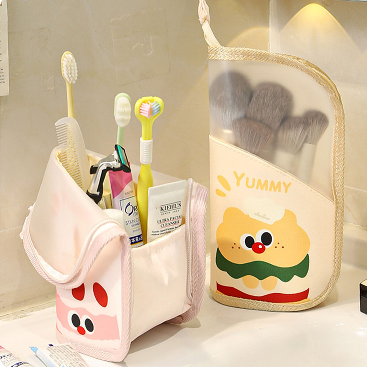 1 Buah Tas Kosmetik Tempat Pen - Beauty With Makeup ulasan dan harga