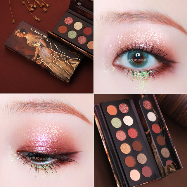 Palet Eyeshadow Nude Shimmer 1 - Beauty Makeup Eyeshadow Palette ulasan dan harga