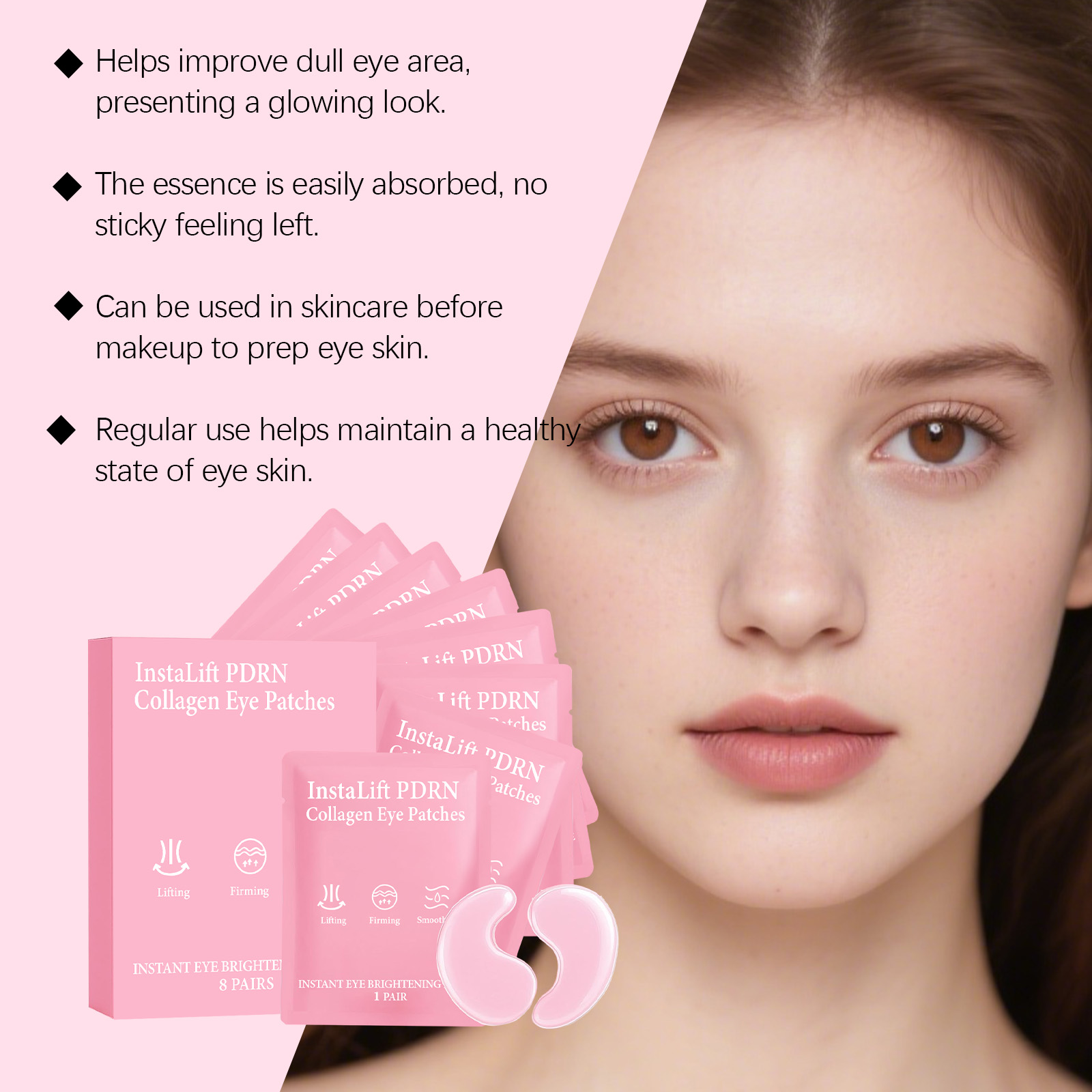 Instalift PDRN Collagen Eye Pa - Collagen Eye Patch ulasan dan harga